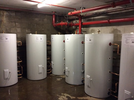 Commercial Hot Water Plant Room Systems